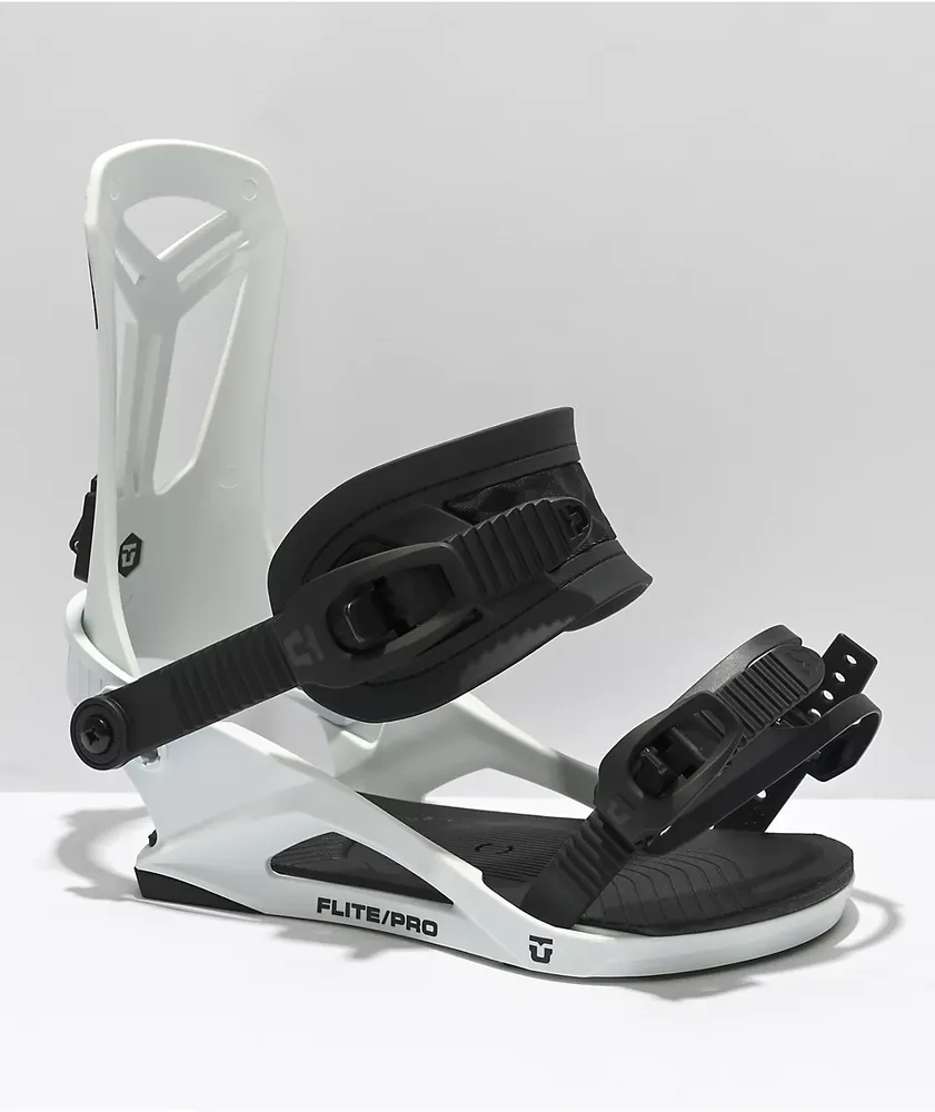 Union Flite Pro White Snowboard Bindings 2022
