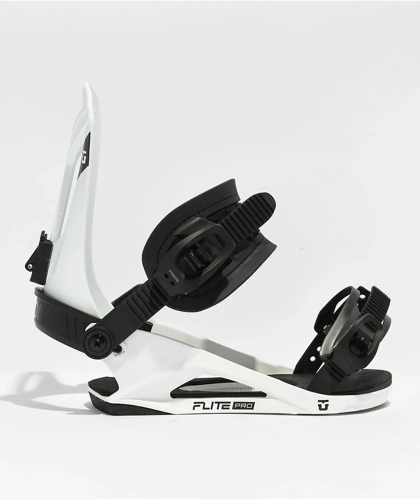 Union Flite Pro White Snowboard Bindings 2024