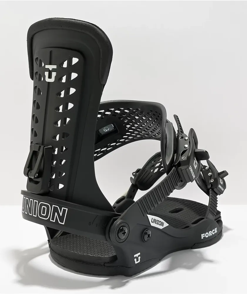 Union Force Black Snowboard Bindings 2023