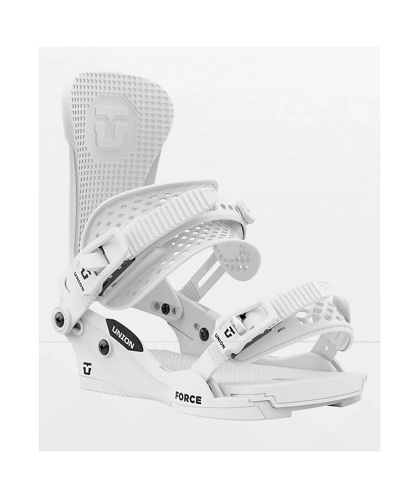 Union Force Classic Team Highback White Snowboard Bindings 2024