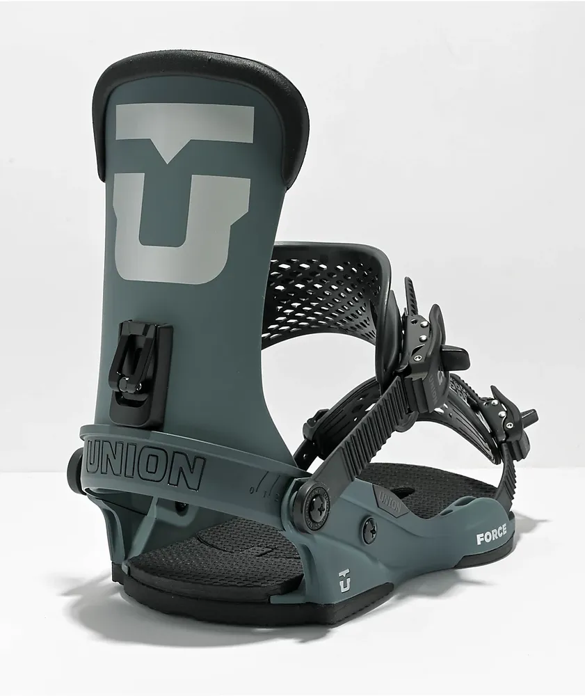 Union Force Grey Snowboard Bindings
