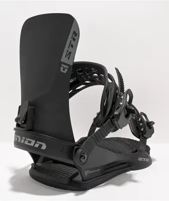 Union STR Black Snowboard Bindings 2023