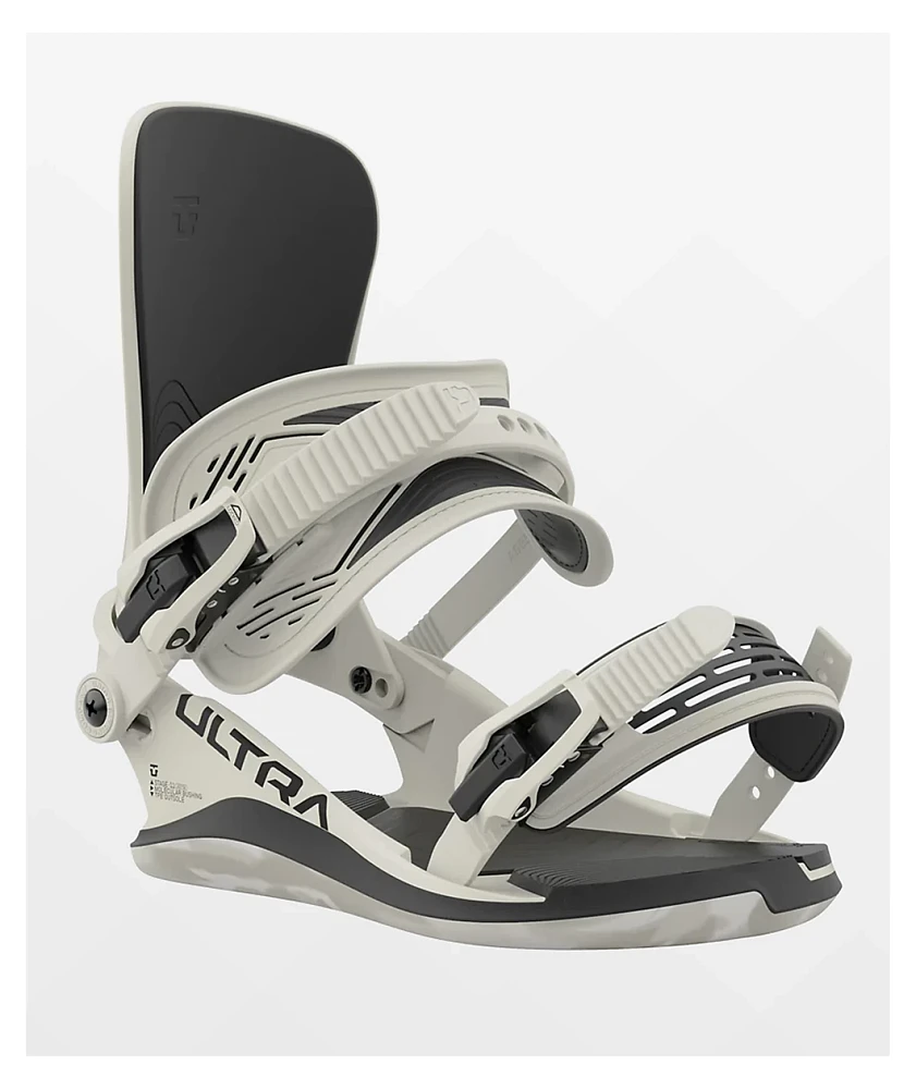 Union Ultra Bone White Snowboard Bindings 2024