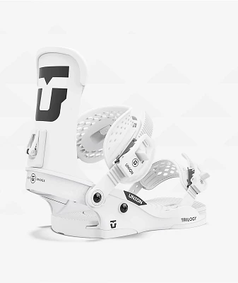 Union Women's Trilogy Classic White Snowboard Bindings 2025