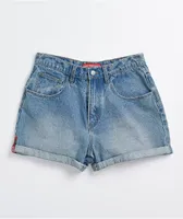 Unionbay Back Tab Medium Wash Denim Shorts
