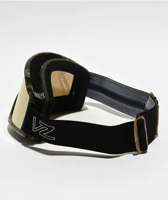 VONZIPPER Hana Beaman Cleaver Tortoise & Bronze Chrome Snowboard Goggles