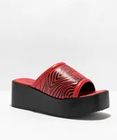 Valfre Lucyd Dreams Red & Black Sandals