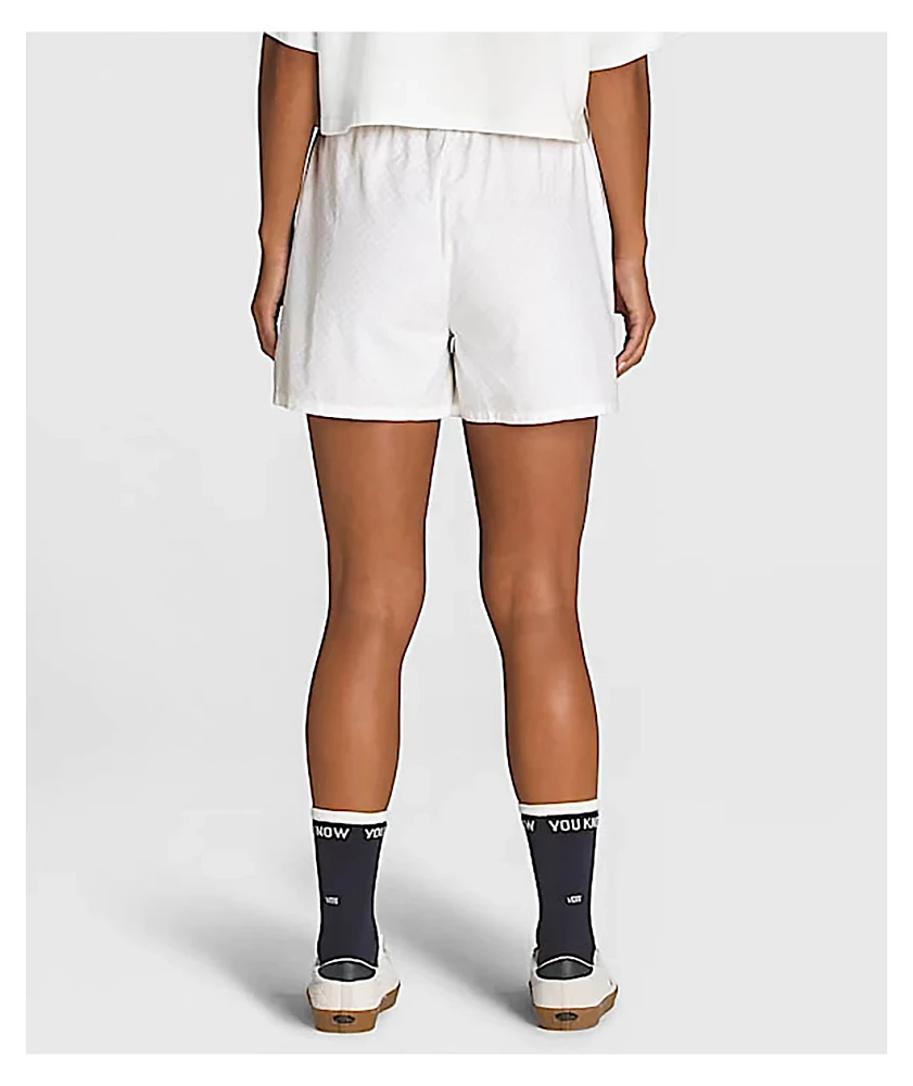 Vans Alicia Checkerboard White Boxer Shorts