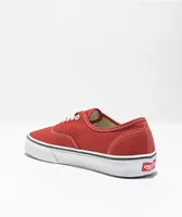 Vans Authentic Bossa Nova Red Skate Shoes