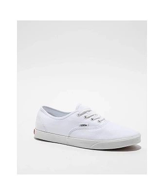 Vans Authentic Lowpro White Skate Shoes