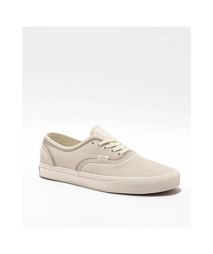 Vans Authentic Silver White & White Skate Shoes