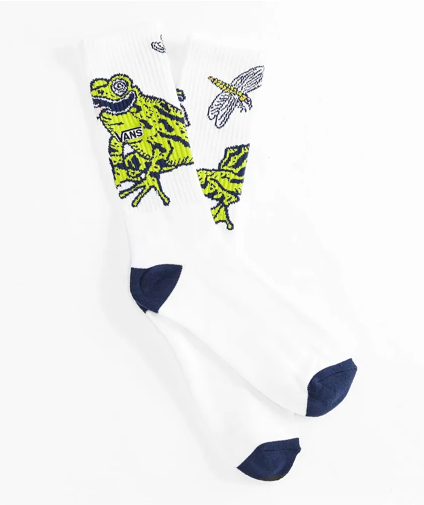 Vans Bruins White Crew Socks
