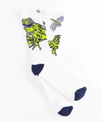 Vans Bruins White Crew Socks