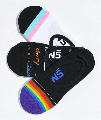 Vans Canoodle Pride 3 Pack No Show Socks