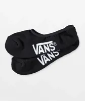 Vans Classic Super Black 3 Pack No Show Socks