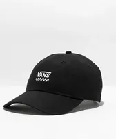 Vans Court Side Black Checker Strapback Hat