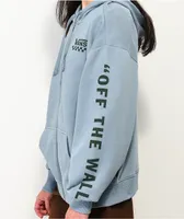 Vans Extra Fun Blue Oversize Zip Hoodie
