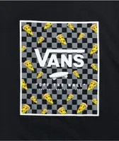 Vans Kids Pizza Print Box Black T-Shirt
