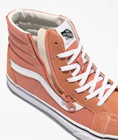 Vans Kids Sk8-Hi Side Zip Sun Baked Skate Shoes