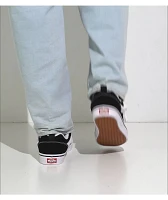 Vans Knu Skool Black & White Skate Shoes
