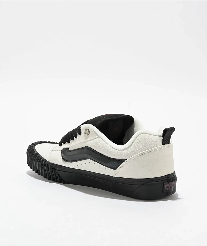 Vans Knu Skool In The Shadows White & Black Skate Shoes
