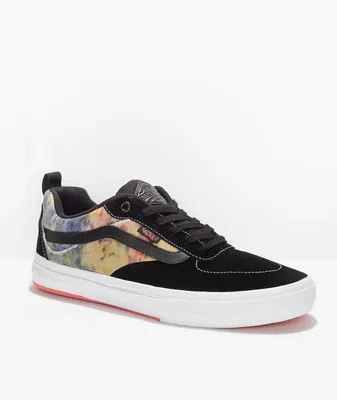 Vans Kyle Walker Pro Black & Multi Tie Dye Terry Skate Shoes