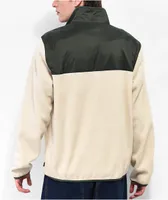 Vans Mammoth Fleece Cream & Green Anorak Jacket