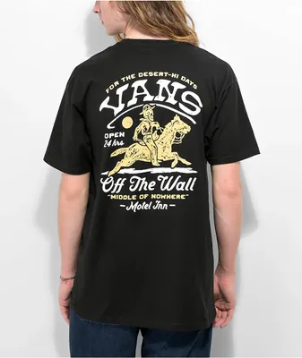 Vans Middle Of Nowhere Motel Black T-Shirt