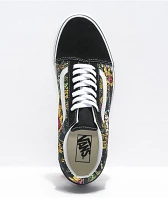 Vans Old Skool Beauty Skull Black & White Skate Shoes
