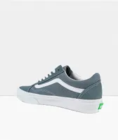 Vans Old Skool Glow Blue Skate Shoes