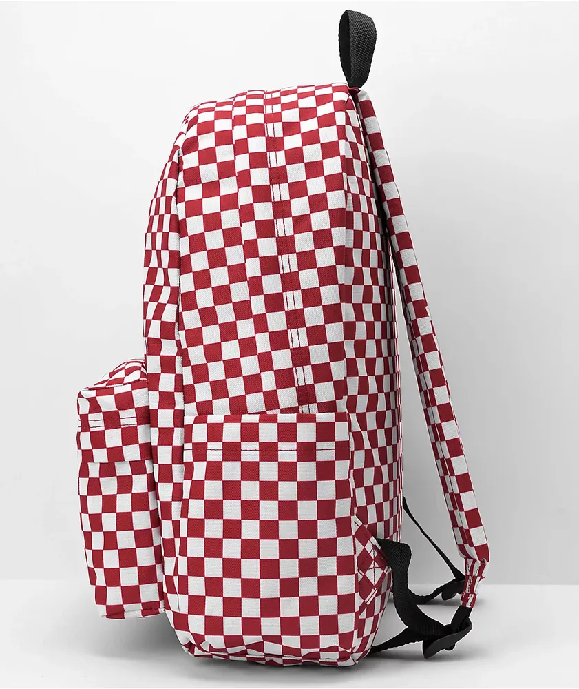 Vans Old Skool H2O Red Checkered Backpack