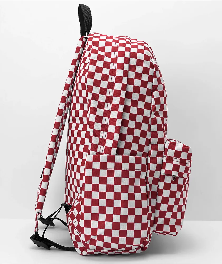 Vans Old Skool H2O Red Checkered Backpack