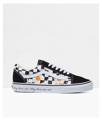 Vans Old Skool Love Me Love Me Not Skate Shoes