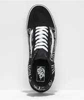 Vans Old Skool Peace & Paisley Black Skate Shoes