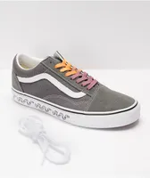 Vans Old Skool UV Dreams Pewter & White Skate Shoes