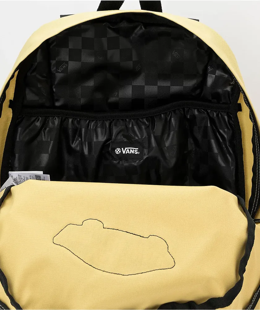 Vans Realm Raffia Yellow Backpack