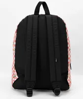 Vans Realm Sunbaked & Marshmallow Checkered Backpack