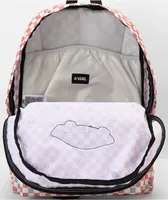 Vans Realm Sunbaked & Marshmallow Checkered Backpack