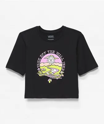 Vans Resort Mix Black Crop T-Shirt