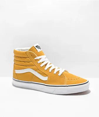 Vans Sk8-Hi Golden Yellow Skate Shoes
