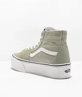 Vans Sk8-Hi Tapered Stackform Floral Embroidery Platform Shoes
