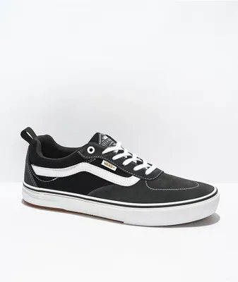 Vans Skate Kyle Walker Raven & White Twill Skate Shoes