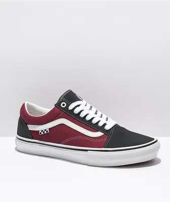 Vans Skate Old Skool Asphalt & Pomegranate Skate Shoes