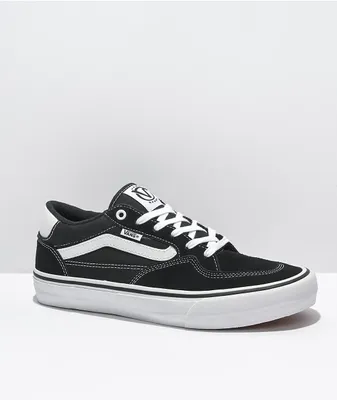 Vans Skate Rowan Black & True White Skate Shoes