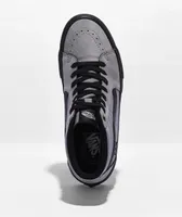 Vans Skate Sk8-Hi Nubuck Washed Blue & Black Skate Shoes