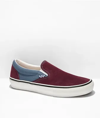 Vans Skate Slip-On Moonlight & Wine Skate Shoes