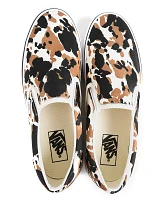 Vans Slip-On Cow Brown, Black & White Skate Shoes