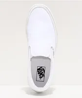 Vans Slip-On Monochromatic True White Skate Shoes