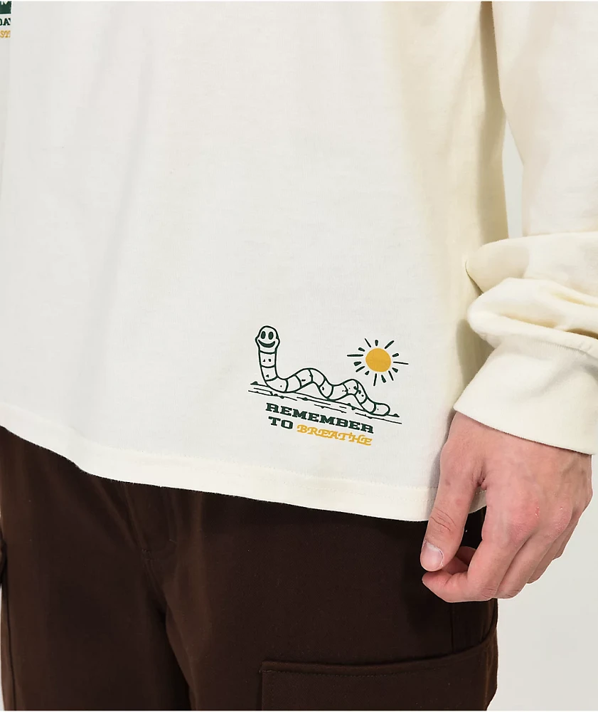 Vans We Grow Antique White Long Sleeve T-Shirt