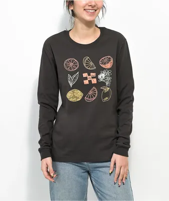Vans x Lizzie Armanto Fruit Black Long Sleeve Shirt